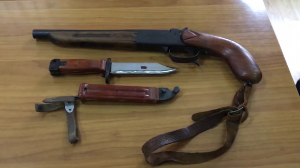 Տավուշի բաժնի ոստիկանները ապօրինի պահվող զենք-զինամթերք են հայտնաբերել (տեսանյութ)